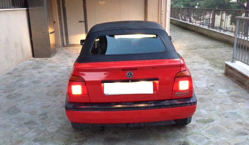 Golf 3 1.6 Cabrio completo